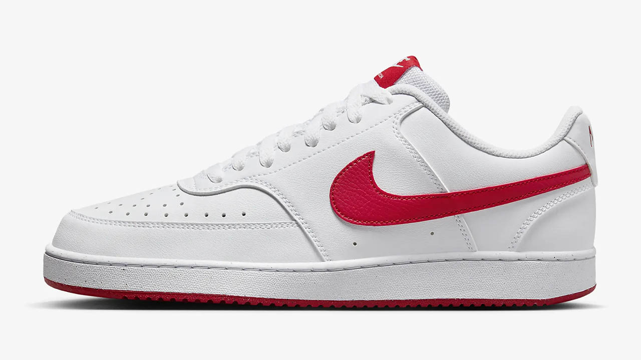 Nike Court Vision Low White University Red