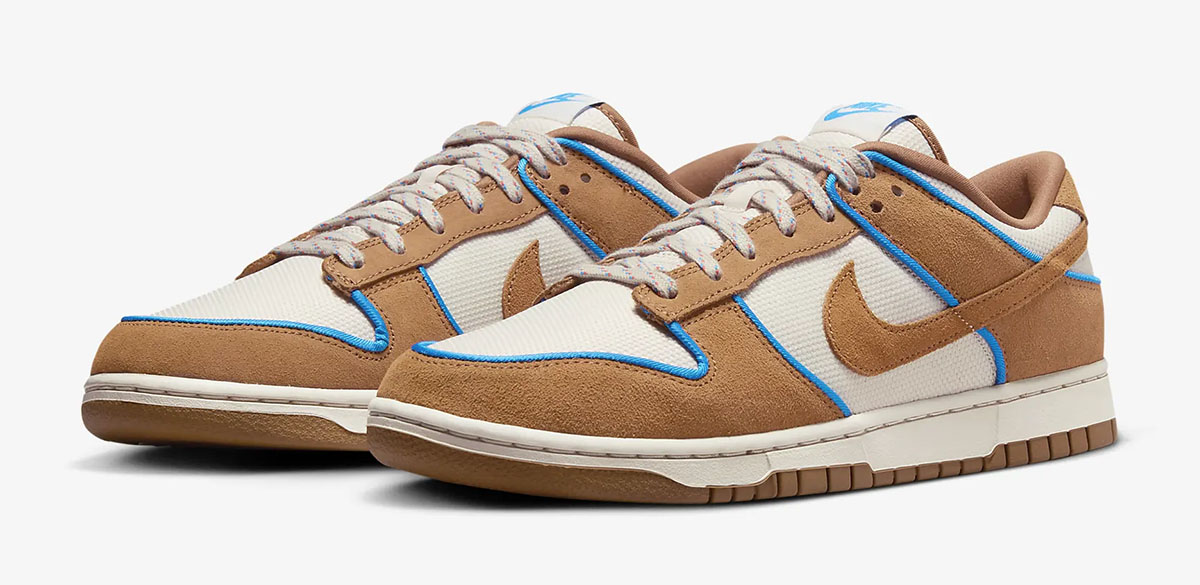 Nike Dunk Low Premium Light Orewood Brown Photo Blue Light British Tan Shoes 1