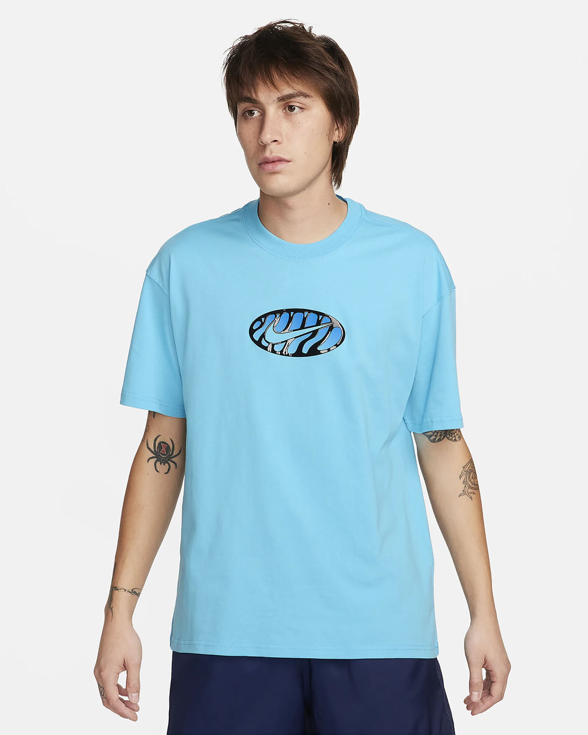 Nike Max90 T Shirt Baltic Blue