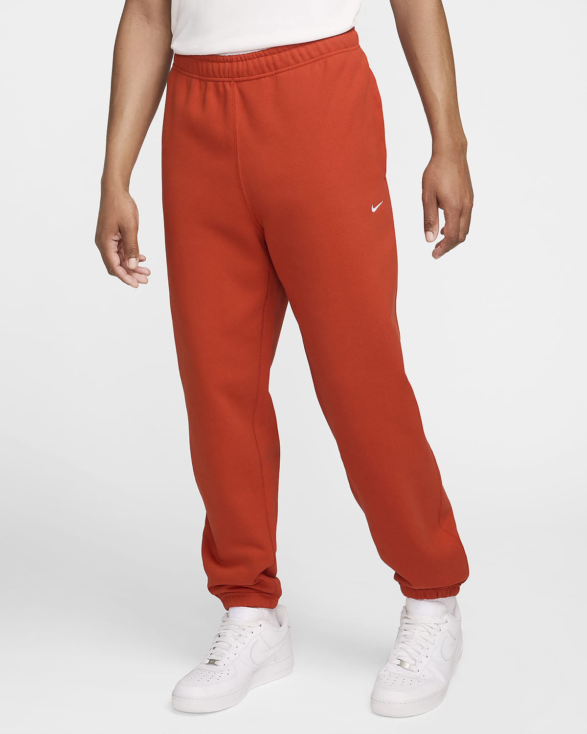 Nike Solo Swoosh Fleece Pants Dragon Red
