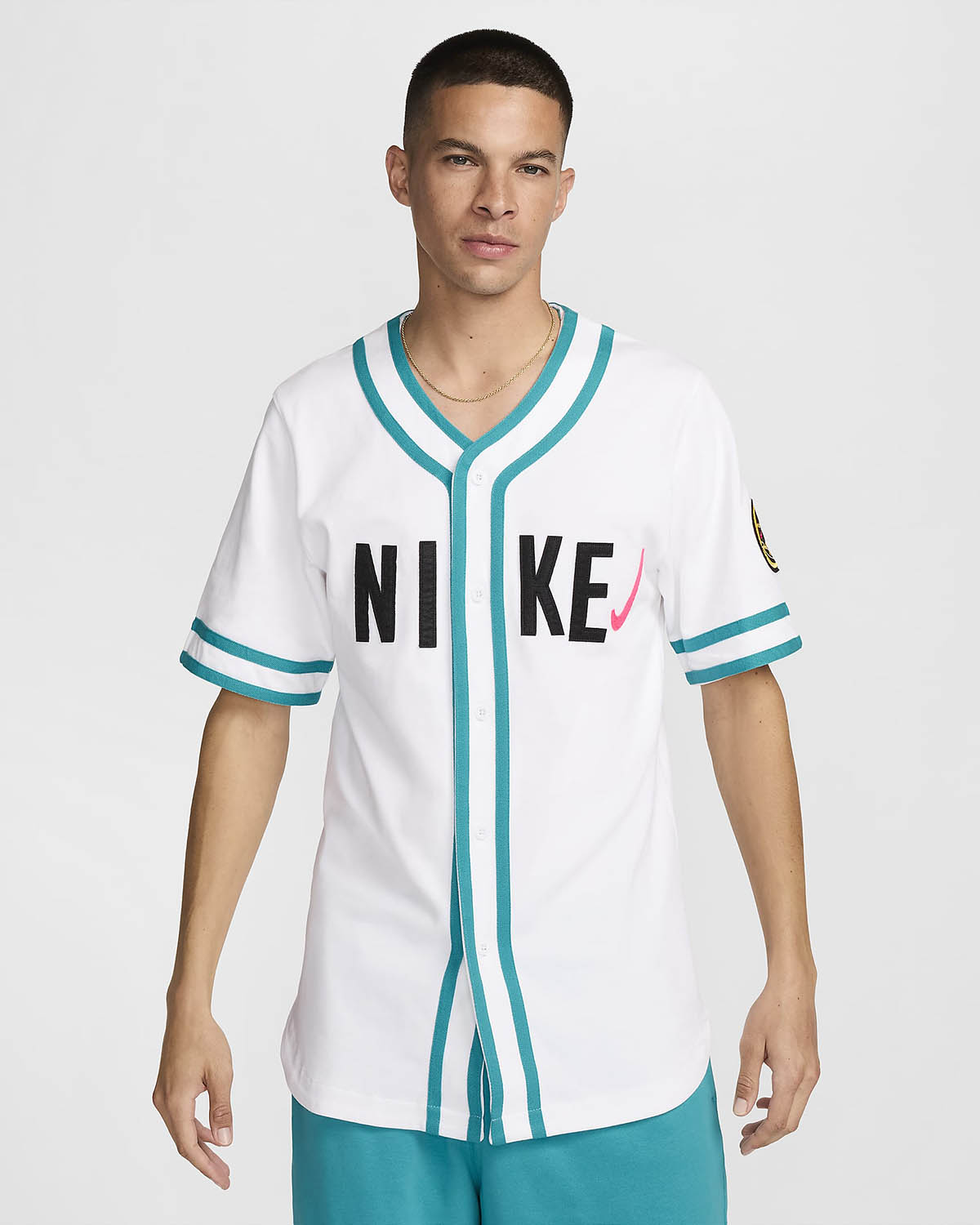 Nike Sportswear Baseball Jersey White Dusty Cactus 1