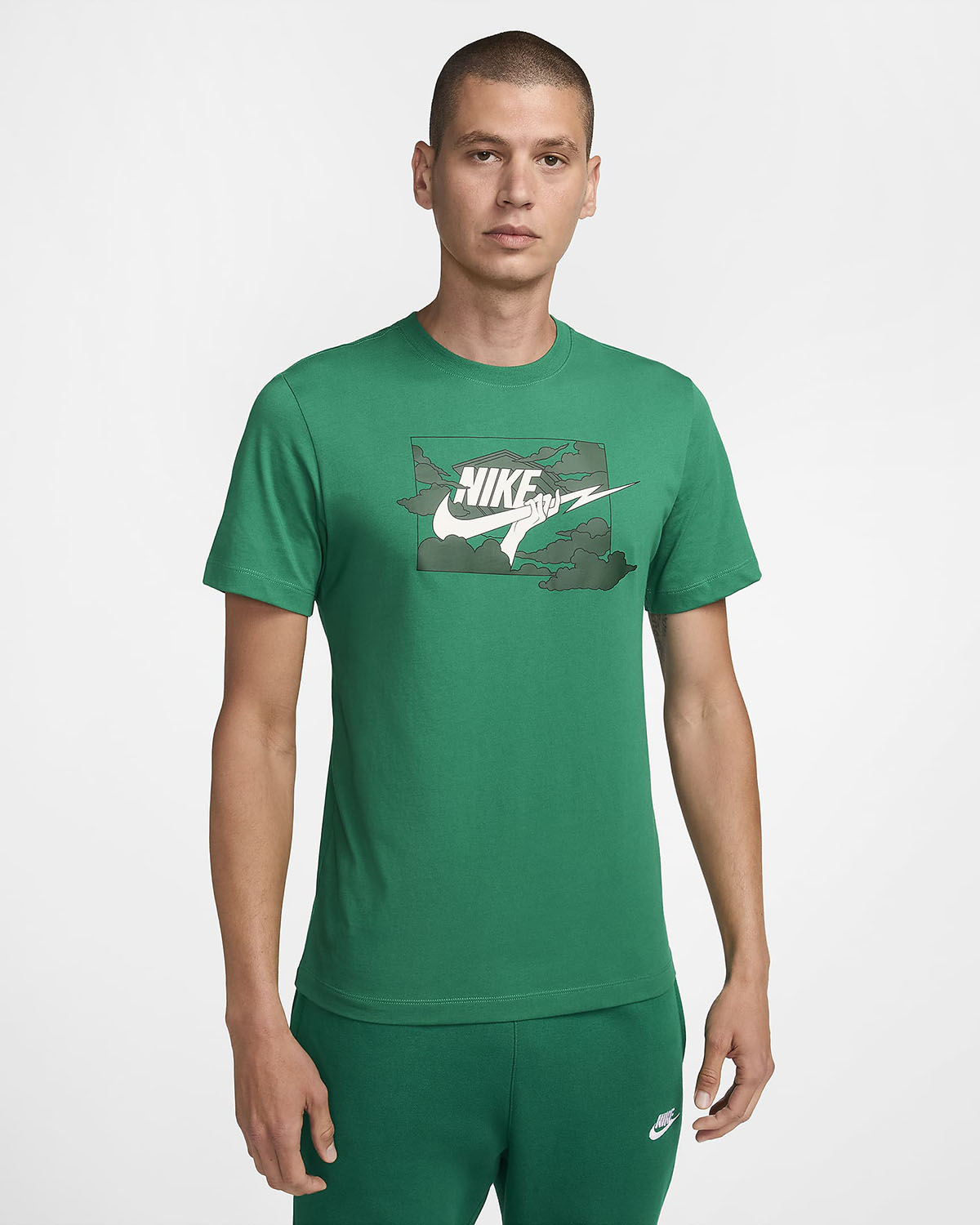 Nike Sportswear Graphic T Shirt Malachite