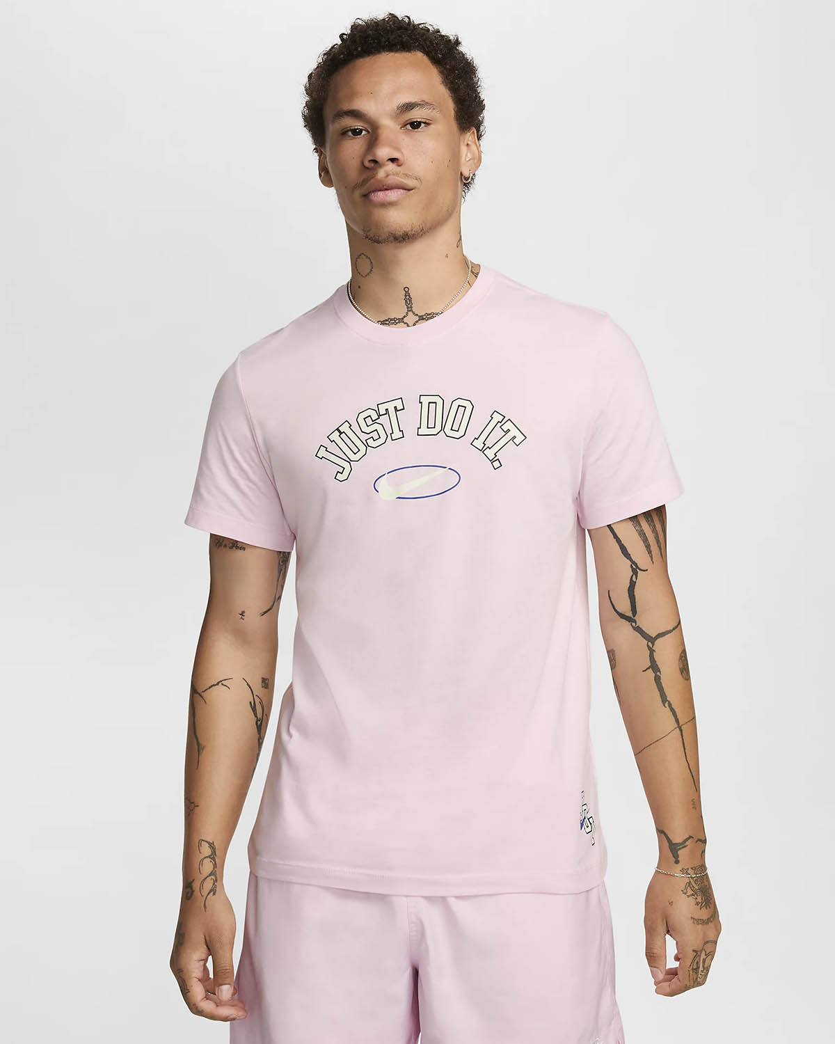 Nike Sportswear JDI T Shirt Pink Foam 1
