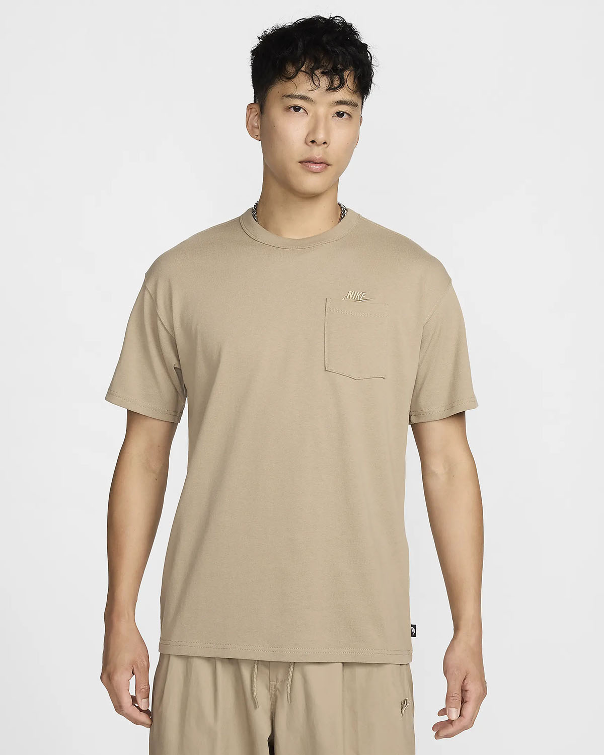 Nike Sportswear Premium Essentials Pocket T Shirt Khaki