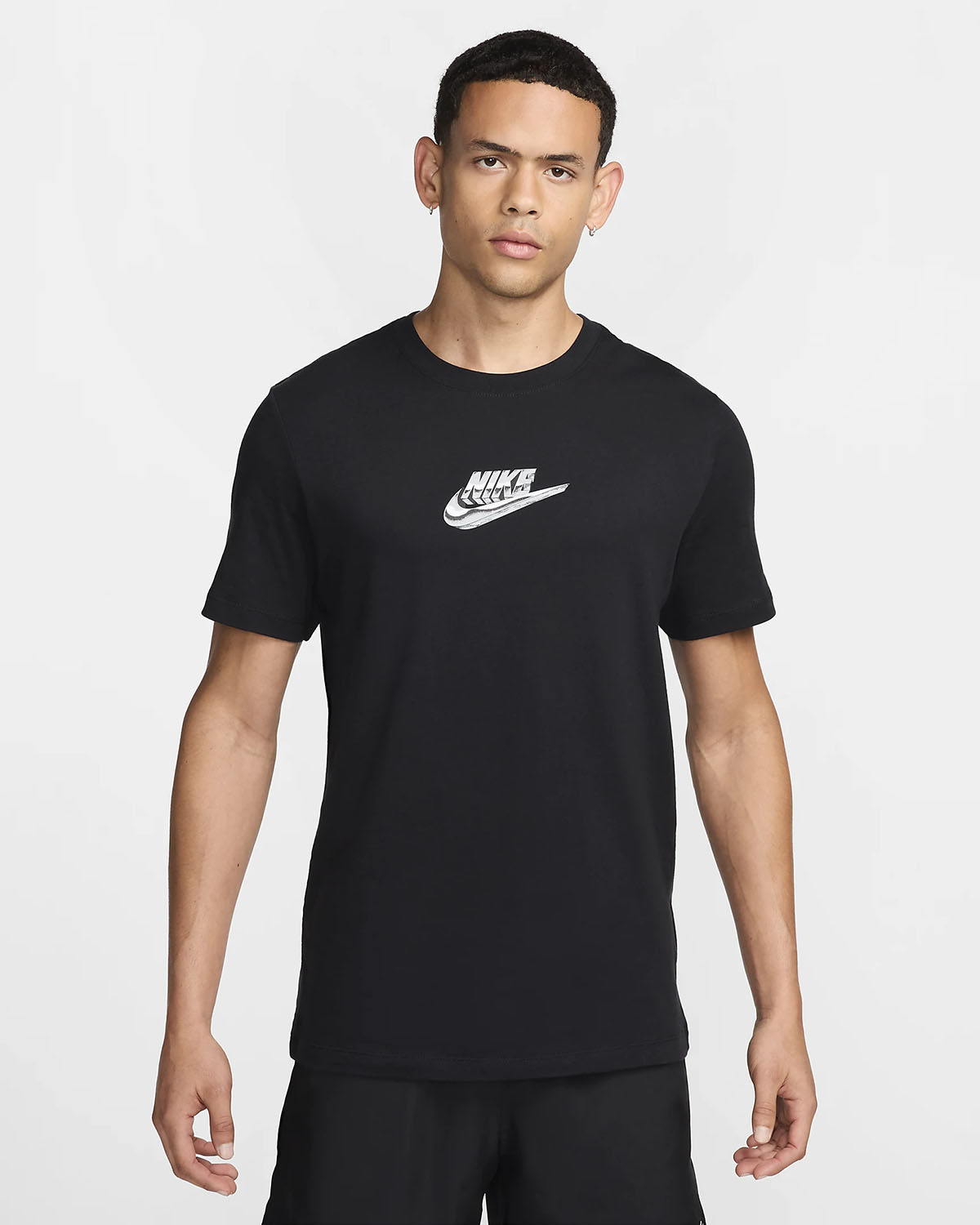 Nike Sportswear T Shirt Black Chrome