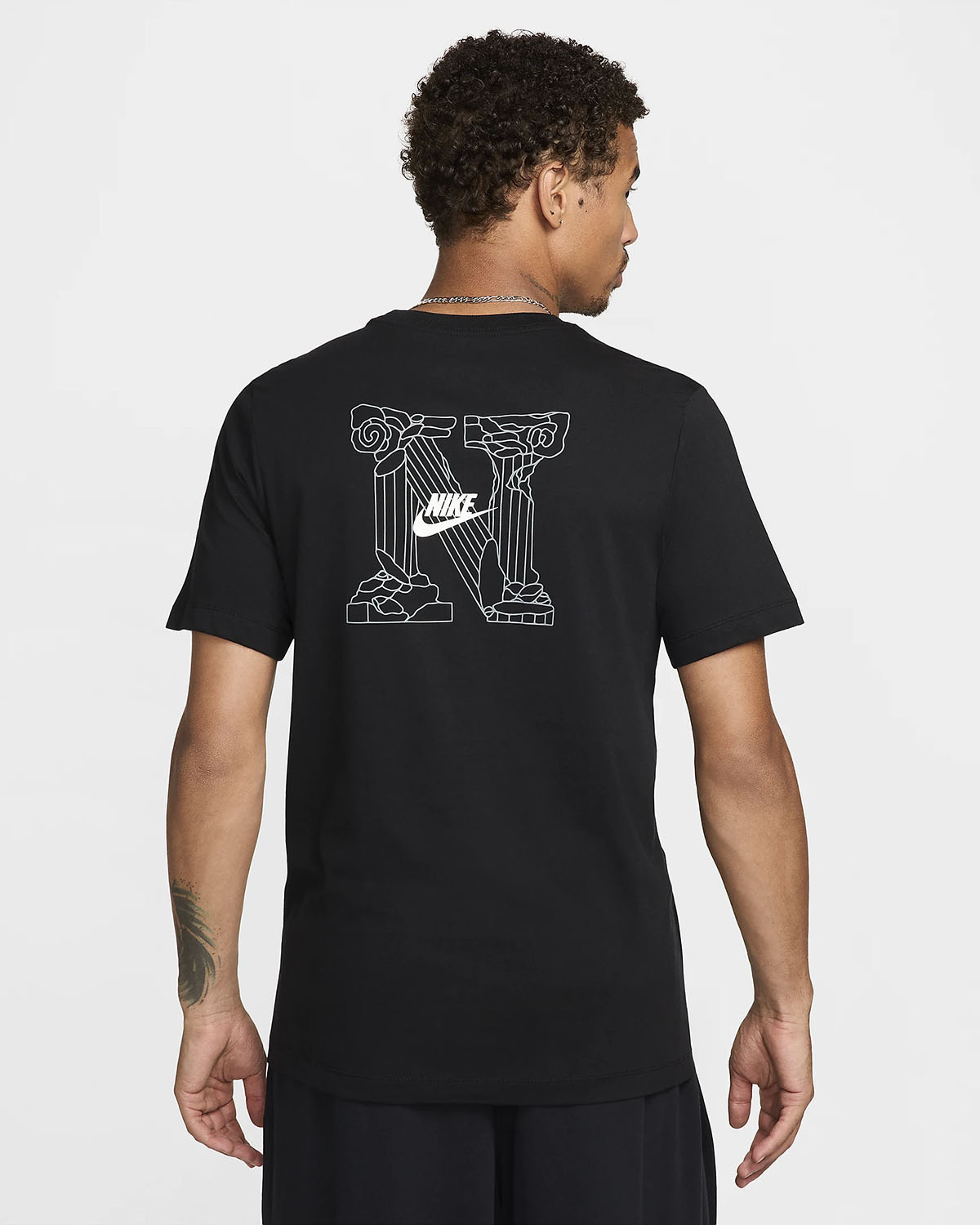 Nike Sportswear T Shirt Black White 2