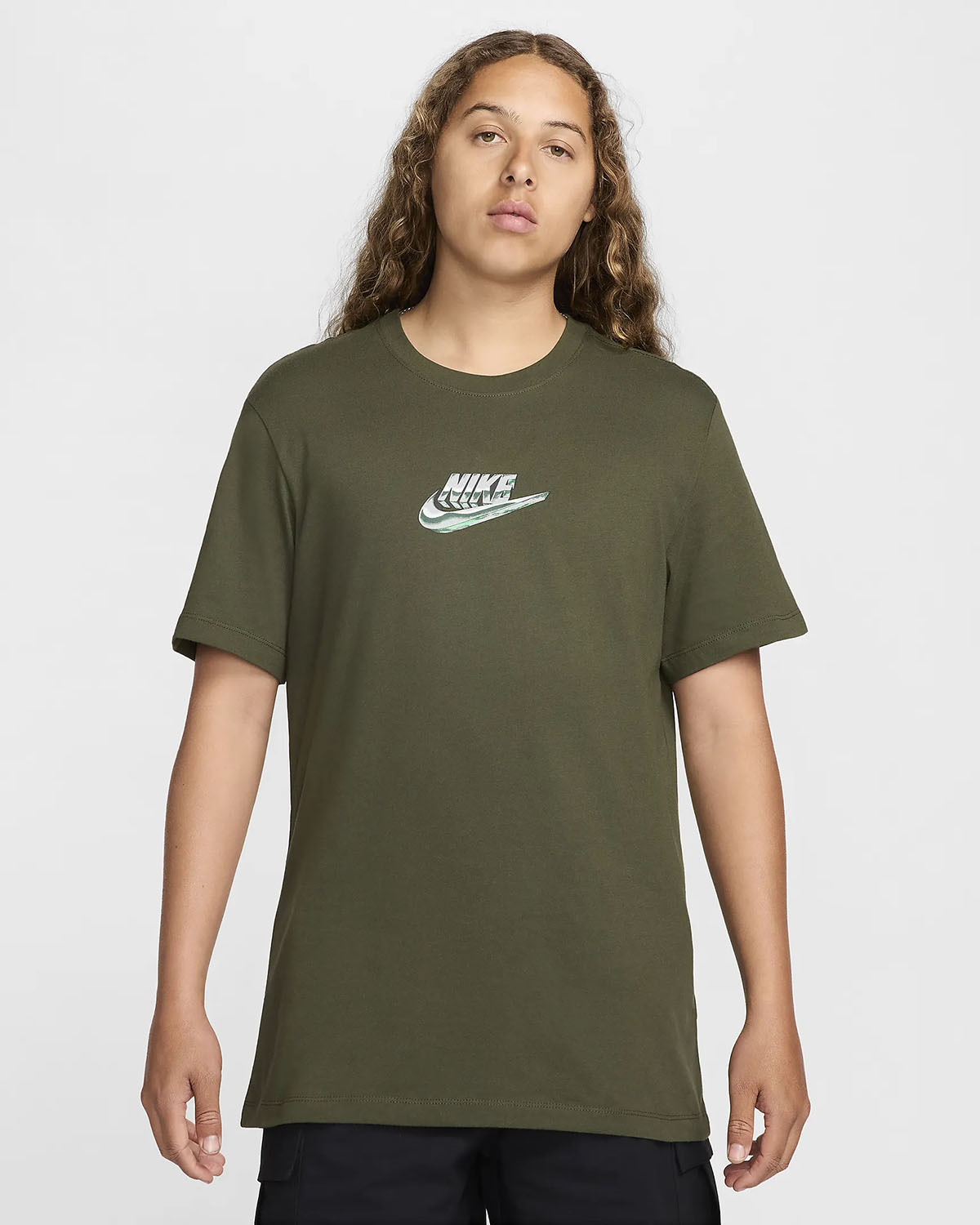 Nike Sportswear T Shirt Cargo Khaki