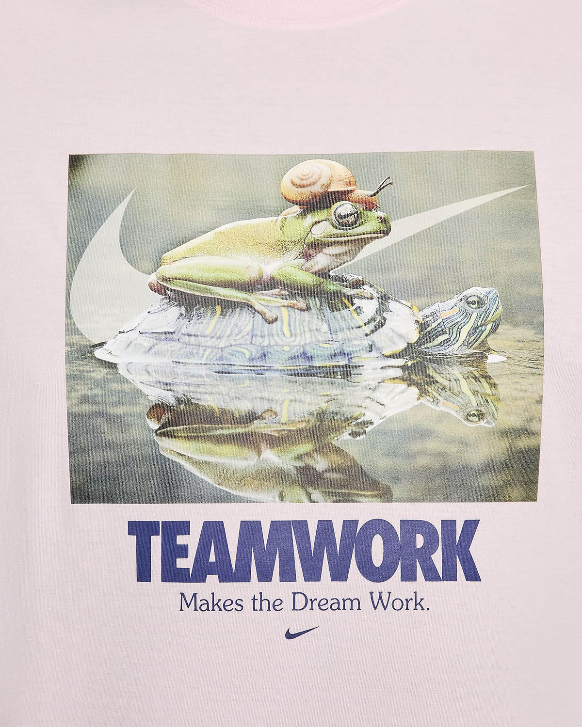 Nike Sportswear Teamwork T Shirt Pink Foam 3