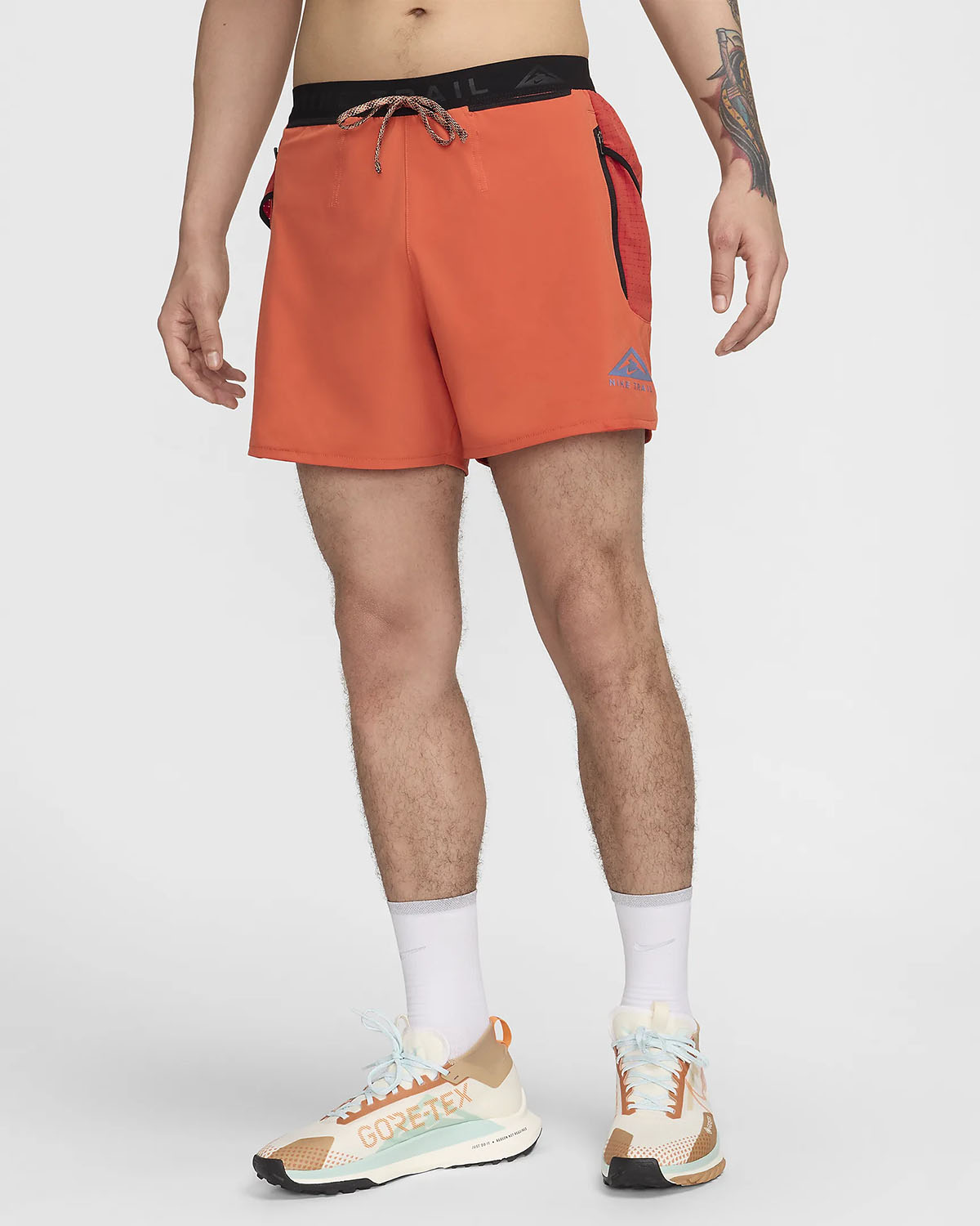 Nike Trail Second Sunrise Running Shorts Dragon Red Vintage Coral