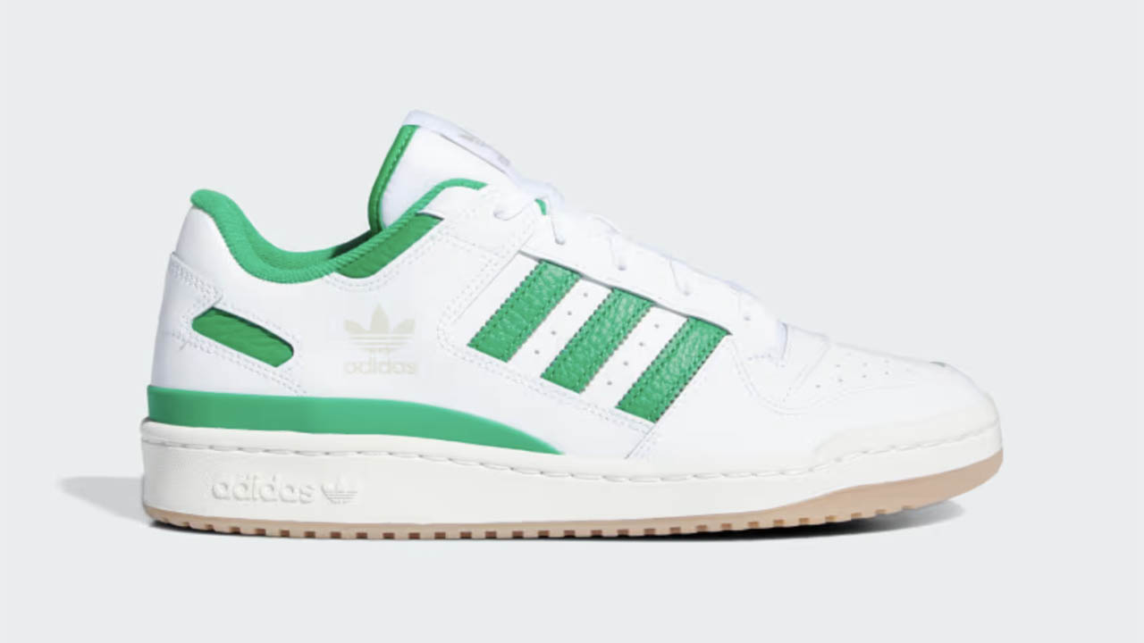 adidas Forum Low CL Cloud White Green