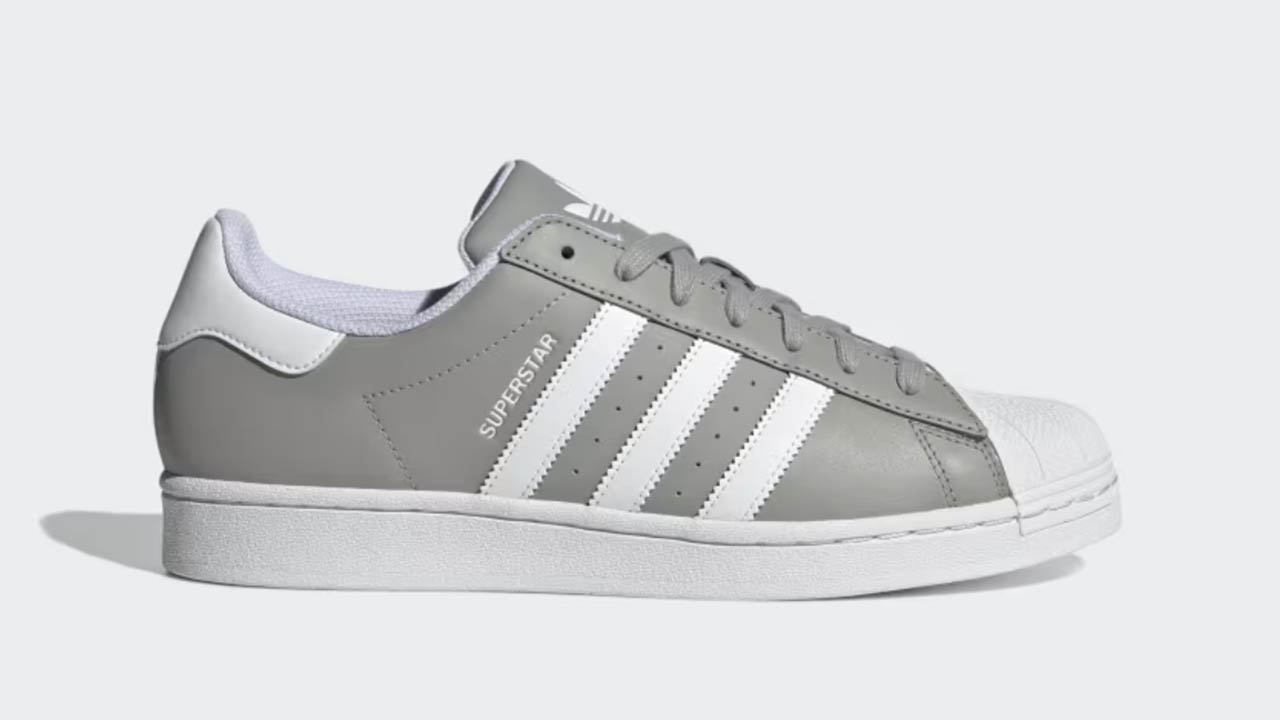 adidas Superstar Solid Grey Cloud White