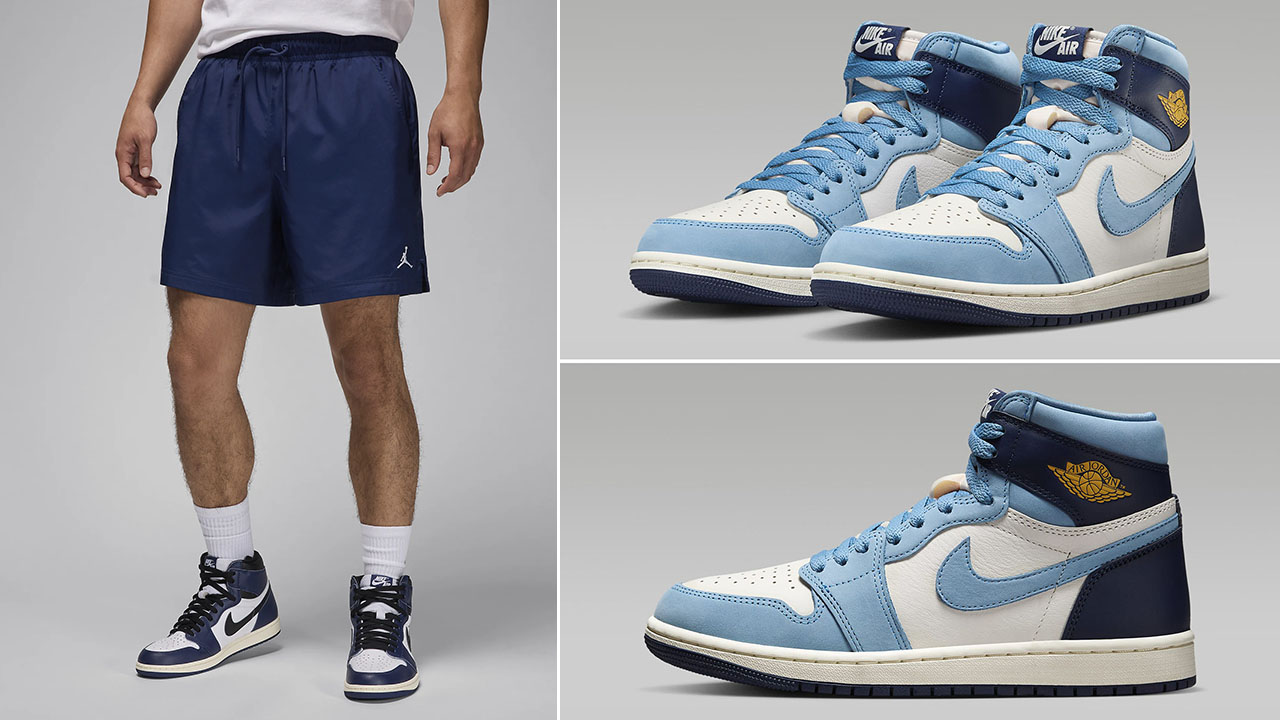 Air Jordan 1 High OG First in Flight Shorts Outfit 2