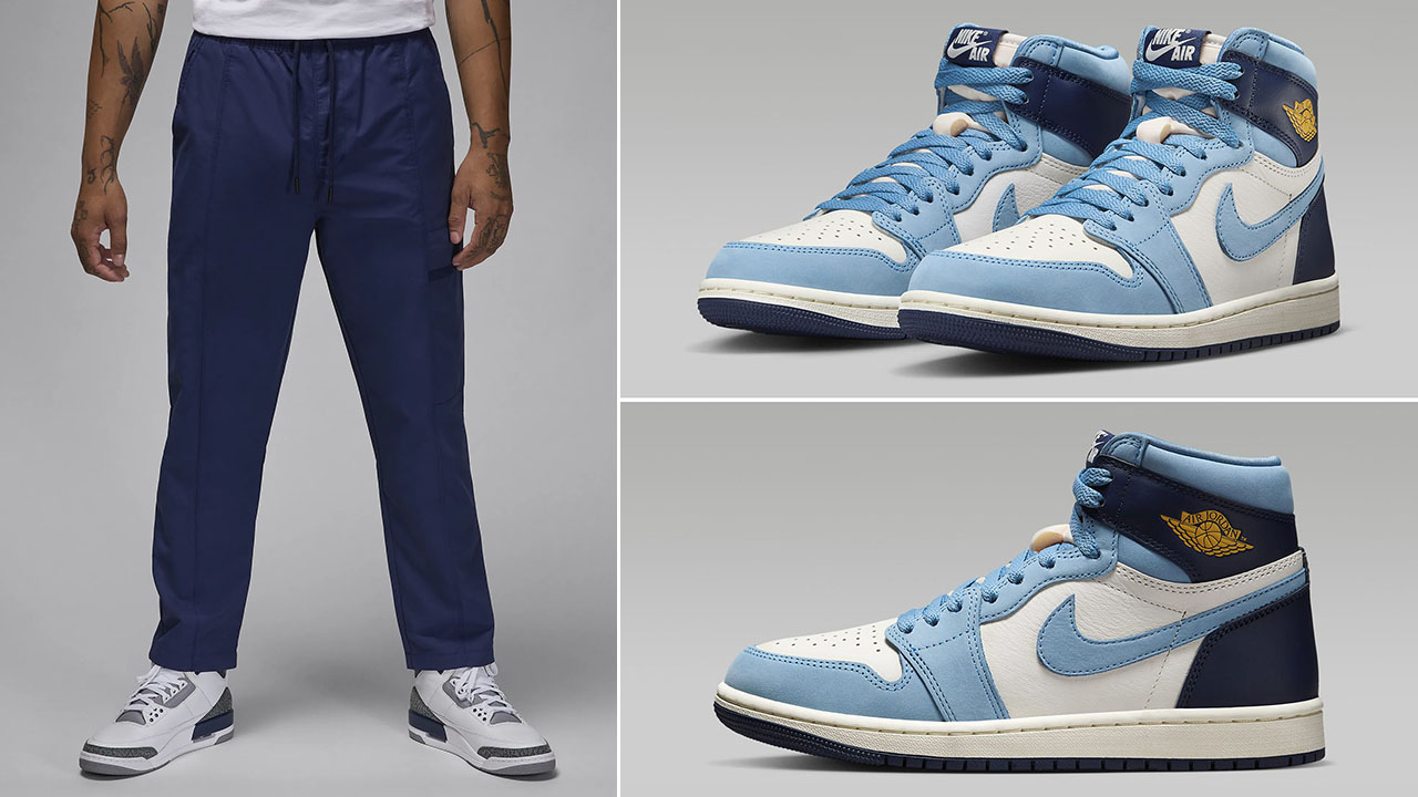 Air Jordan 1 High OG First in Flight Woven Pants Outfit