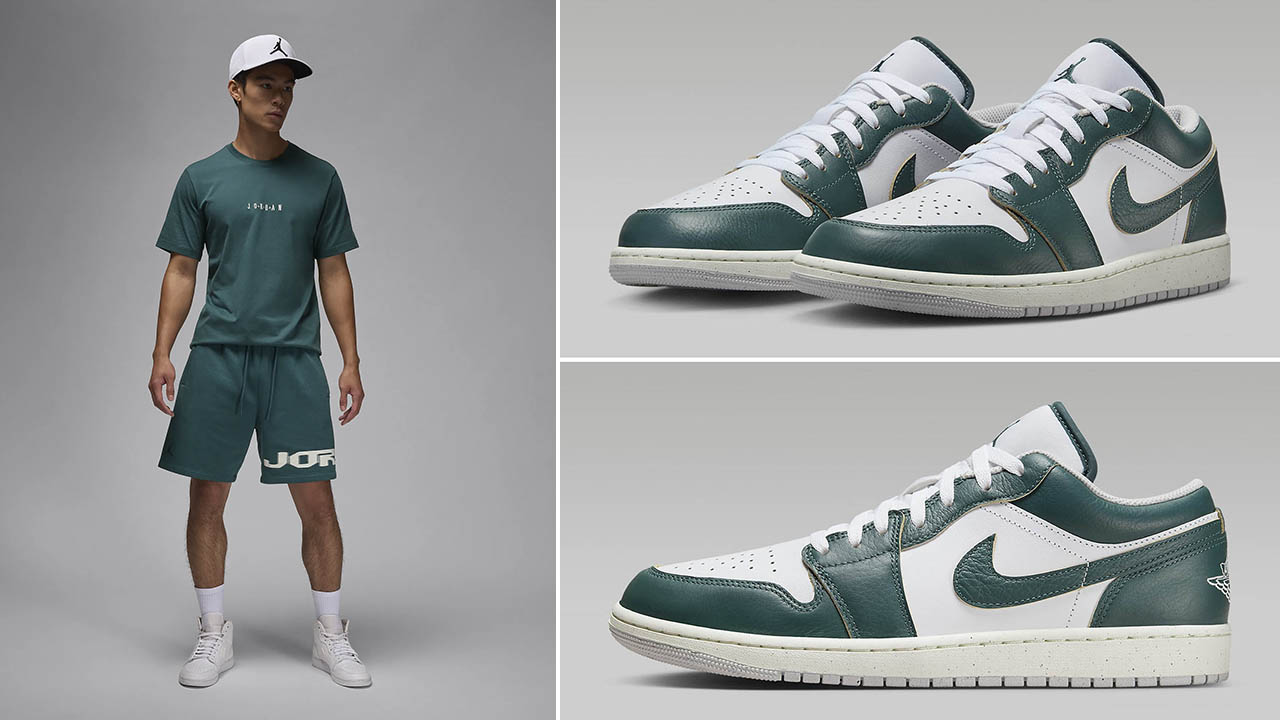 Air Jordan 1 Low Oxidized Green Shirts Clothing Outfits