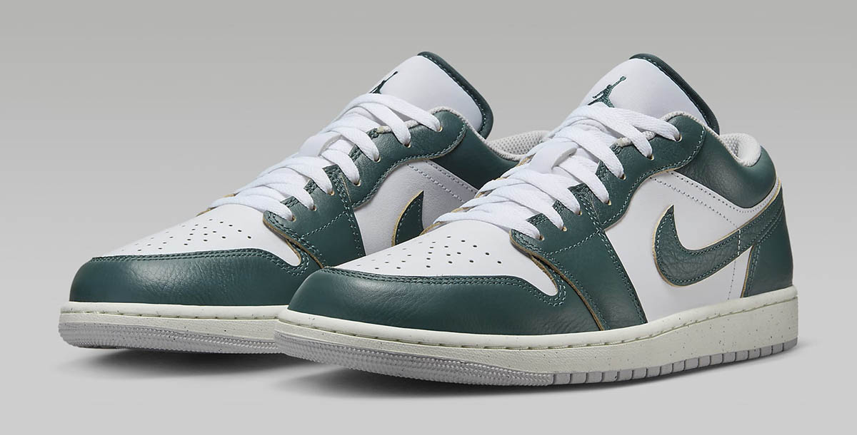 Air Jordan 1 Low SE Oxidized Green White Shoes 1