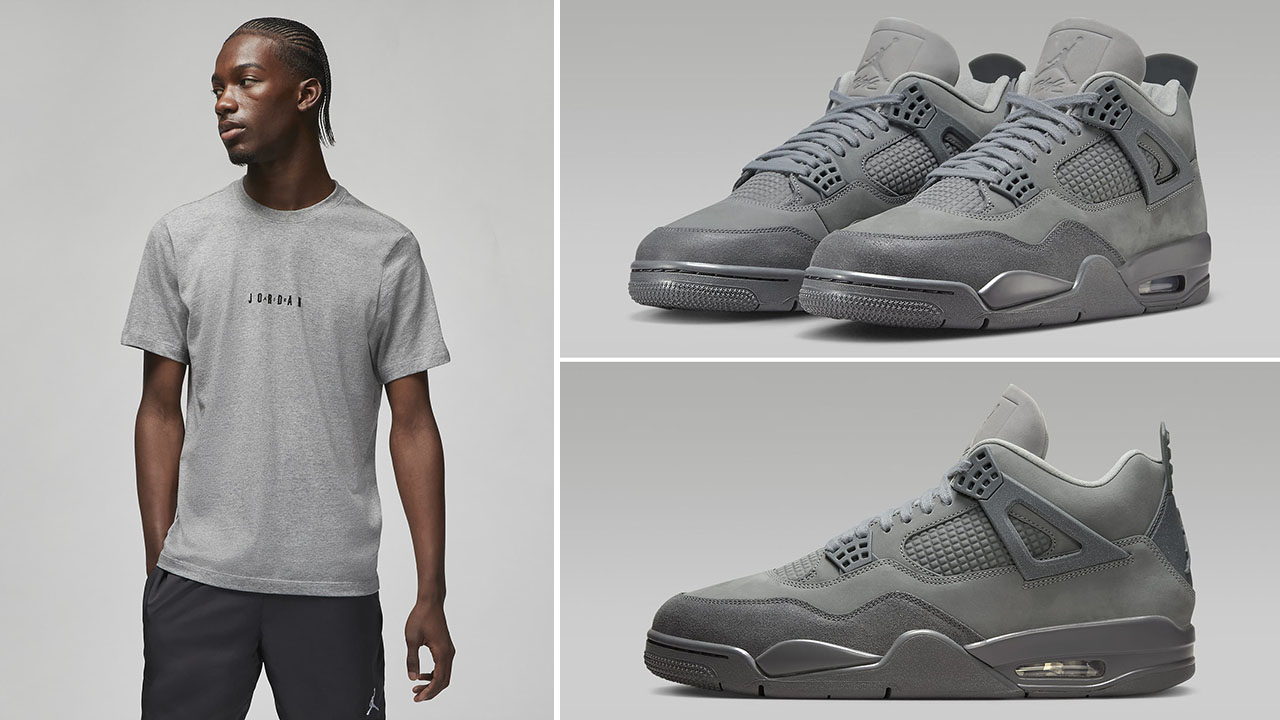 Air Jordan 4 Wet Cement T Shirt Outfit