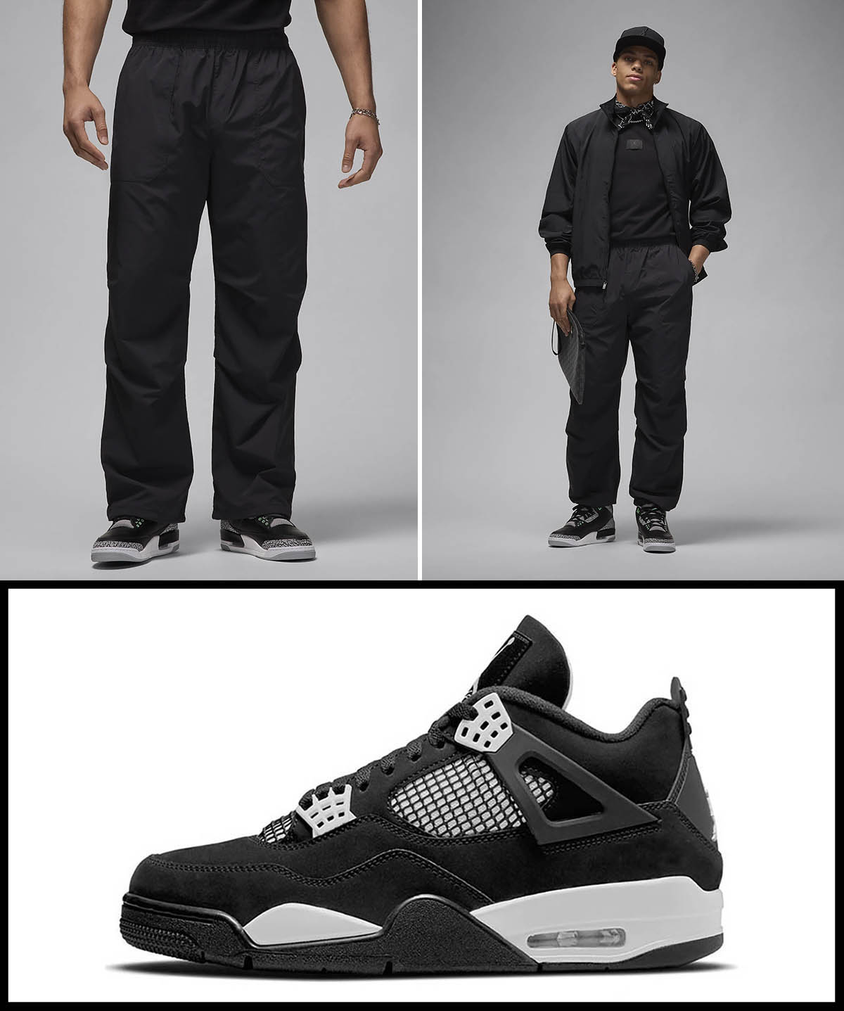 Black Air Jordan III Outfit