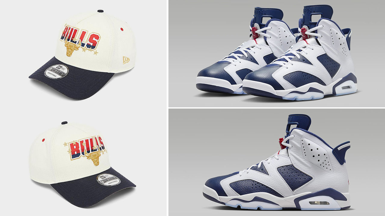 Air Jordan 6 Olympic 2024 Bulls New Era Cap