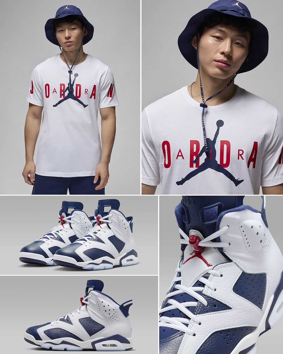 Air Jordan 6 Olympic 2024 T Shirt Matching Outfit