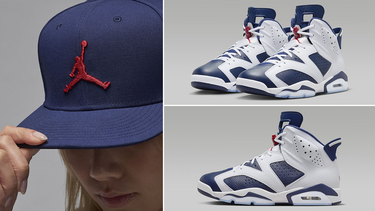 Air Jordan 6 Olympic Snapback Cap