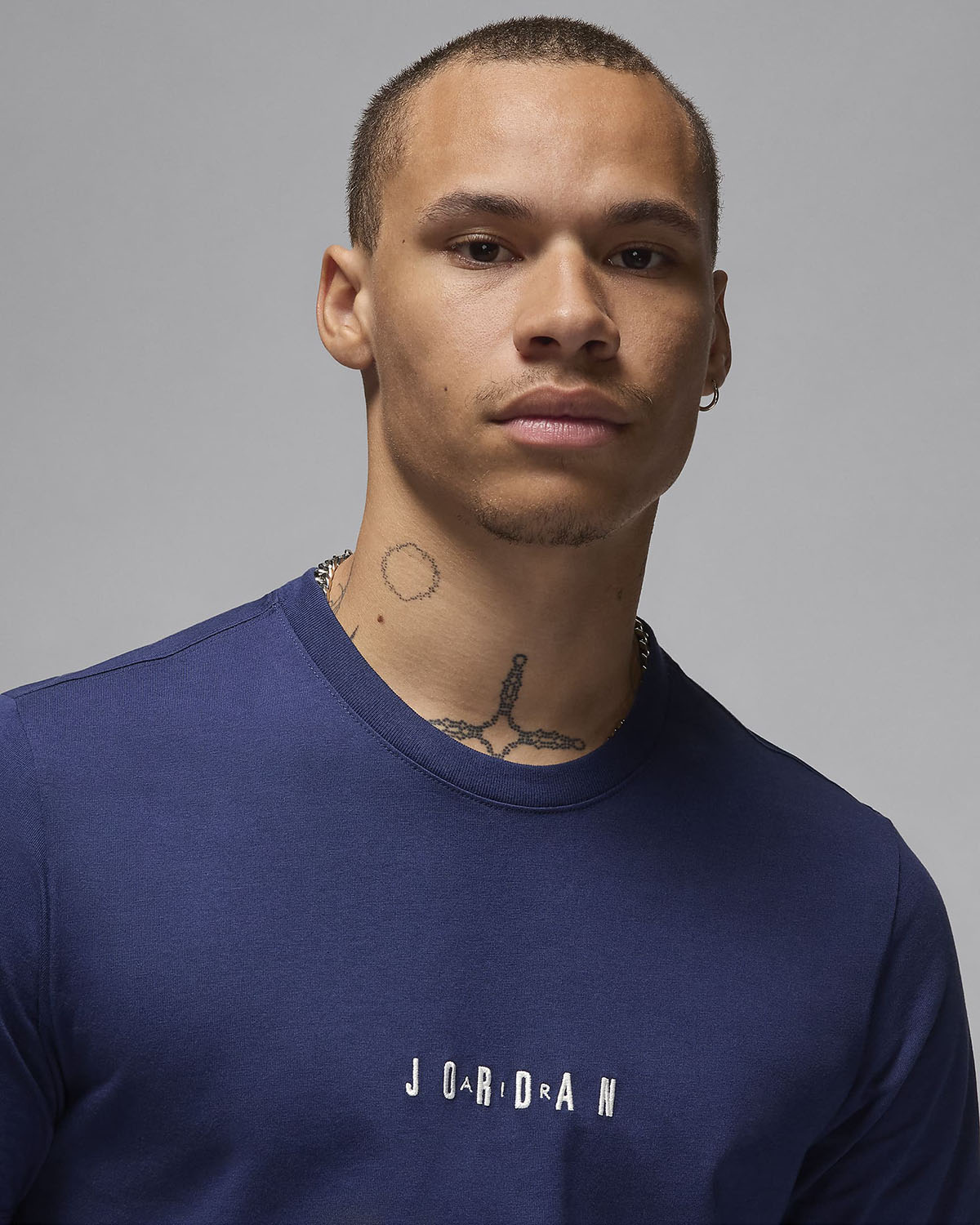 Jordan Air Mens T Shirt Midnight Navy 2