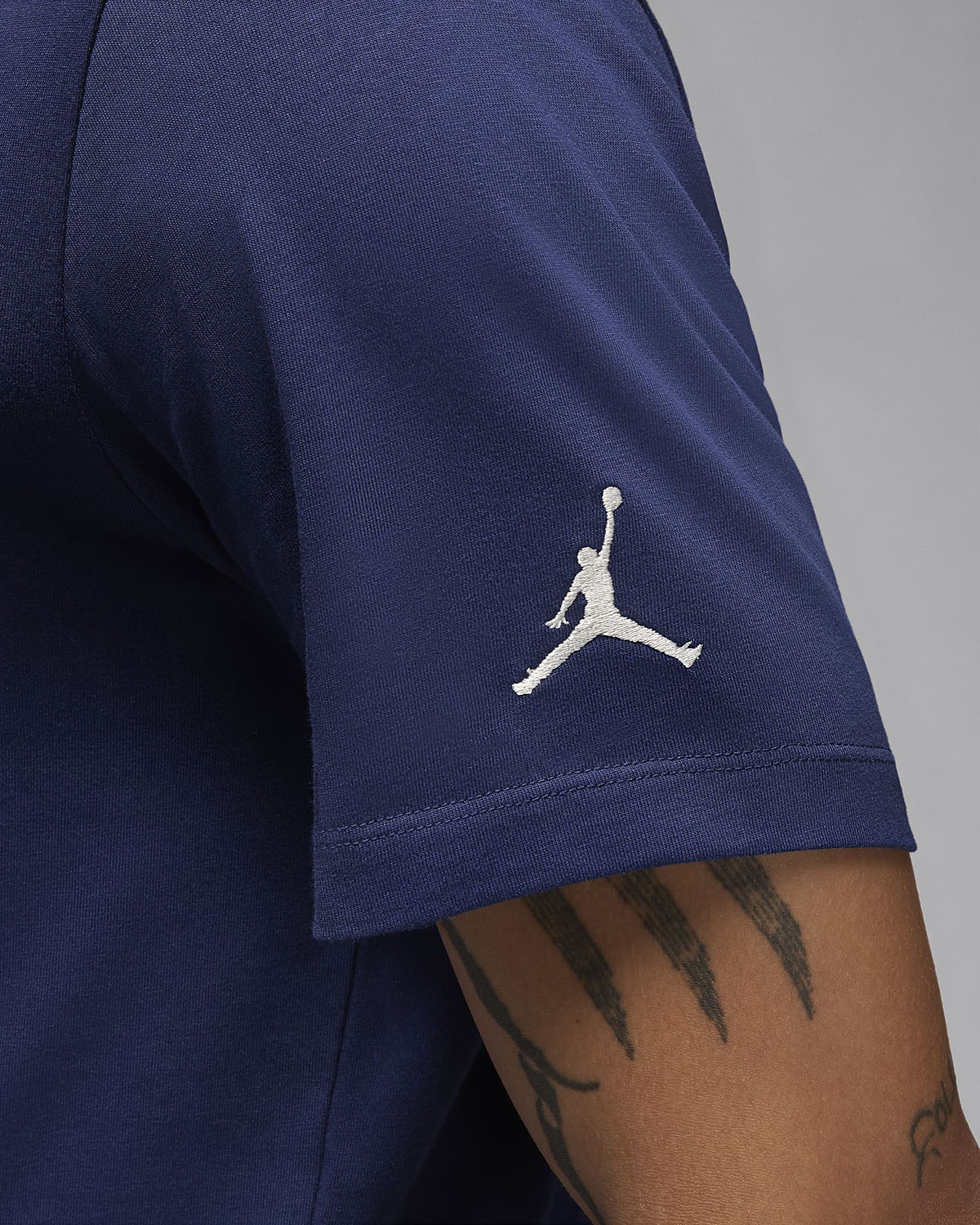 Jordan Air Mens T Shirt Midnight Navy 4