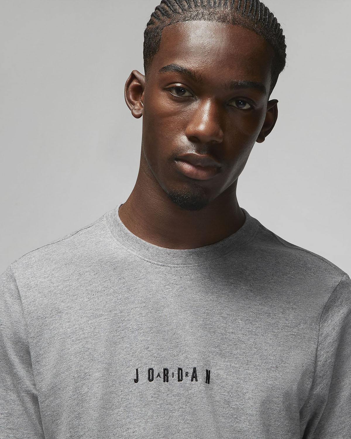 Jordan Air T Shirt Carbon Heather Grey 2