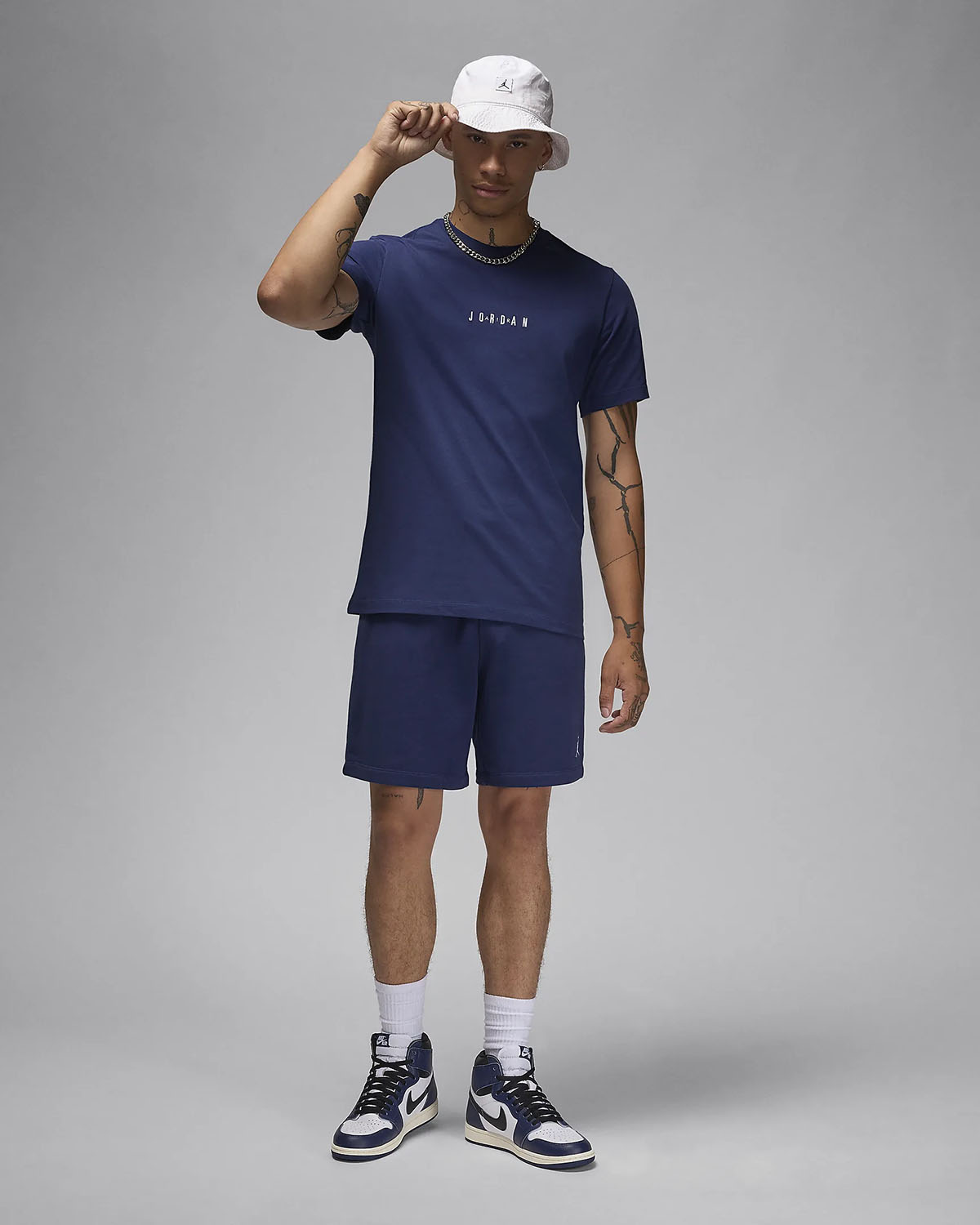 Jordan Air T Shirt Midnight Navy 0