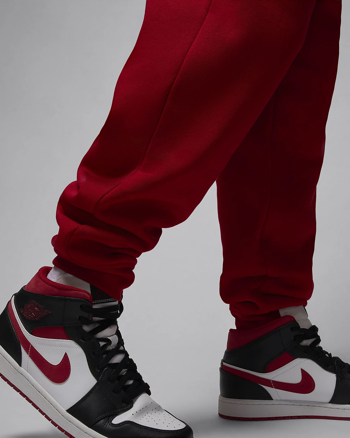 Jordan Brooklyn Fleece Pants Gym Red 3