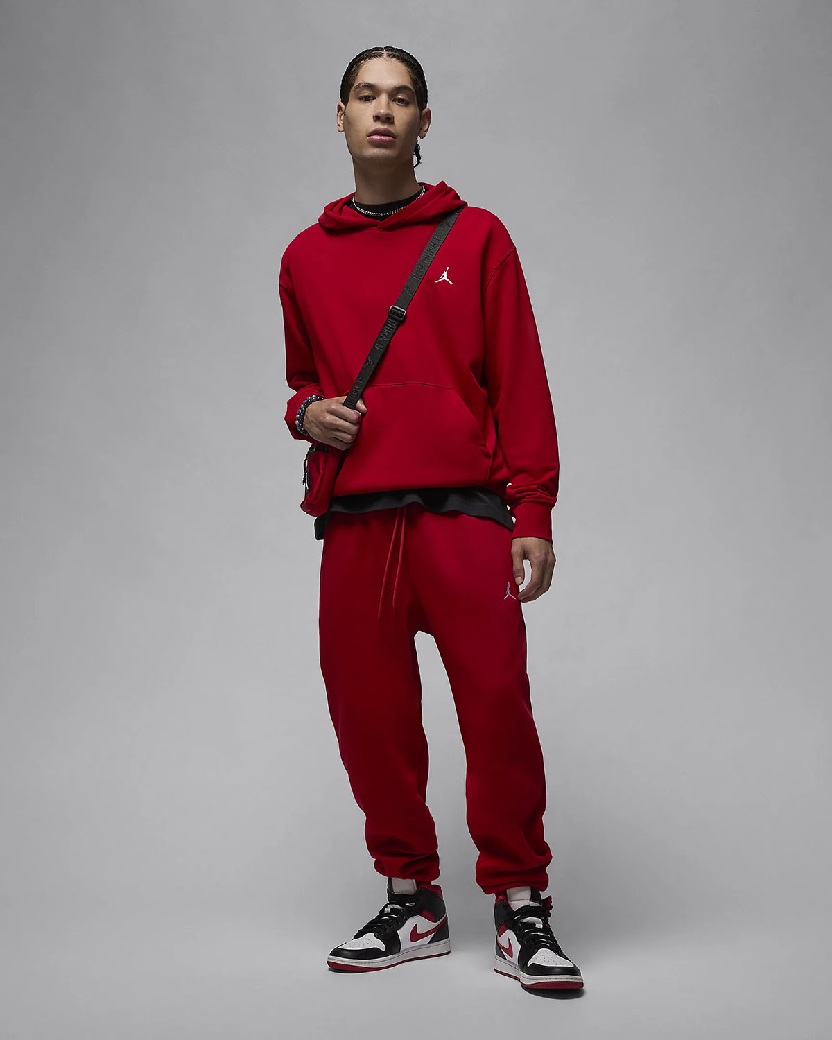 Jordan Brooklyn Fleece Pants Gym Red