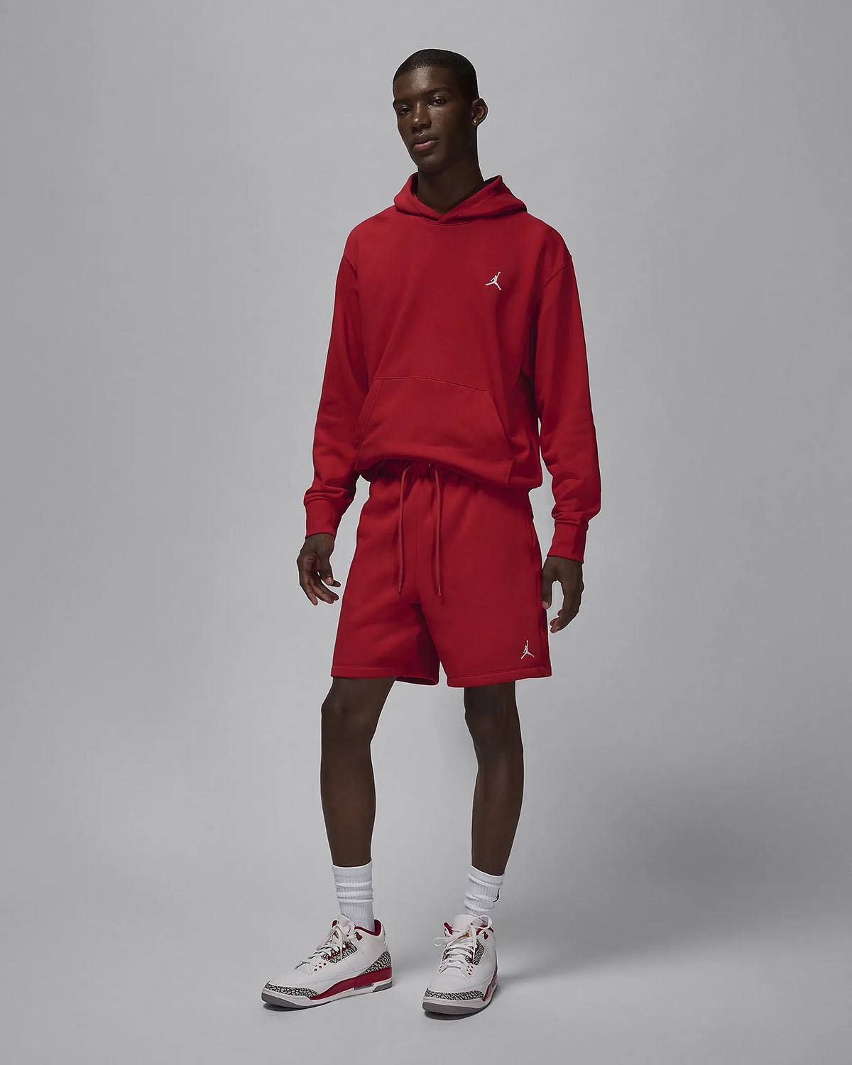 Jordan Brooklyn Fleece Shorts Gym Red