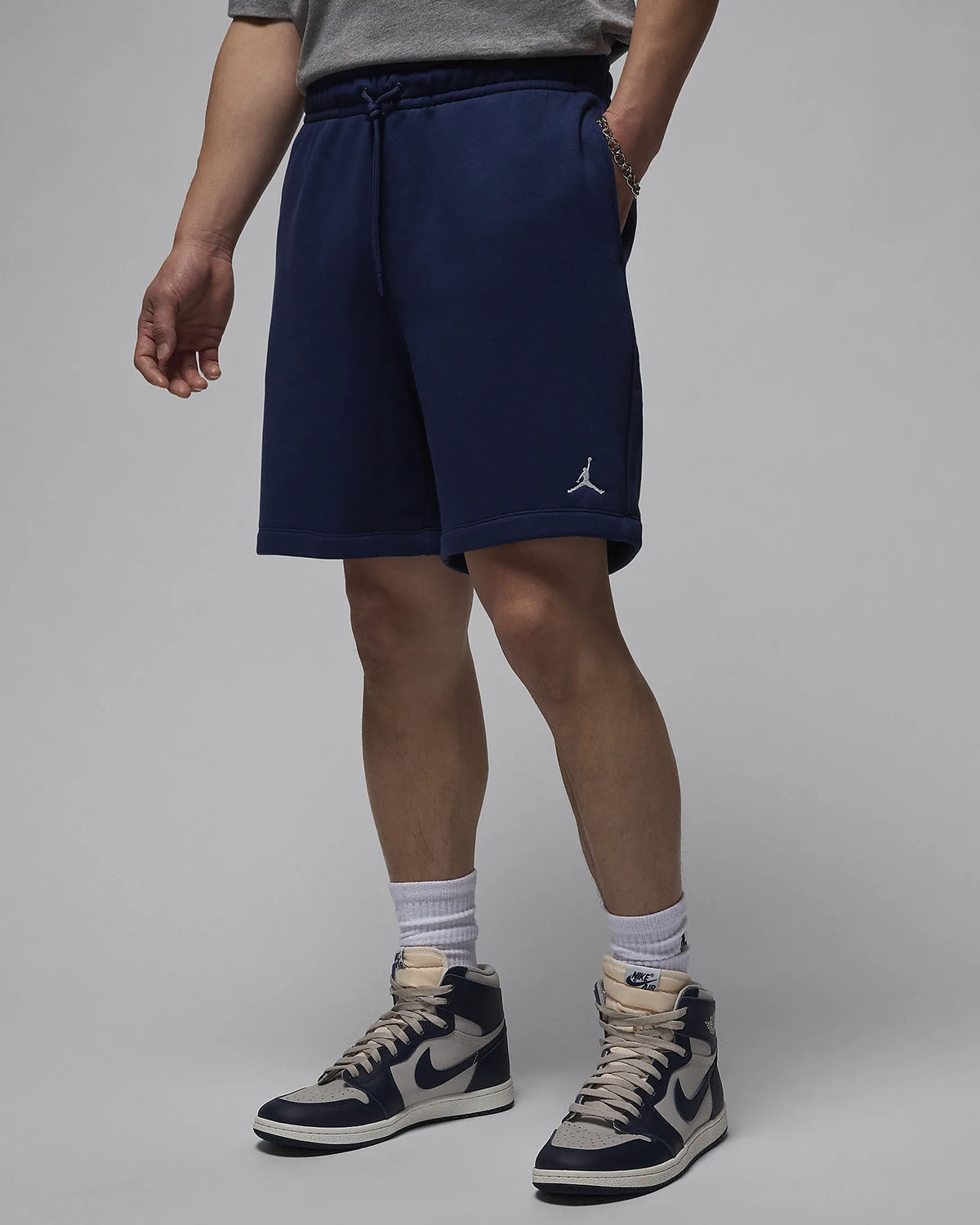 Jordan Brooklyn Fleece Shorts Midnight Navy 1