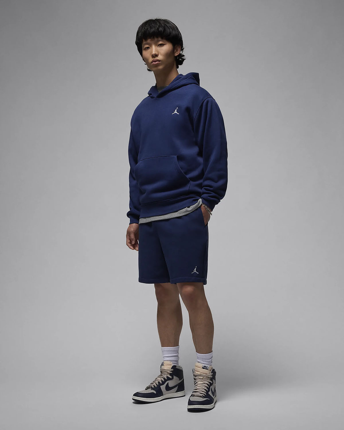 Jordan Brooklyn Fleece Shorts Midnight Navy