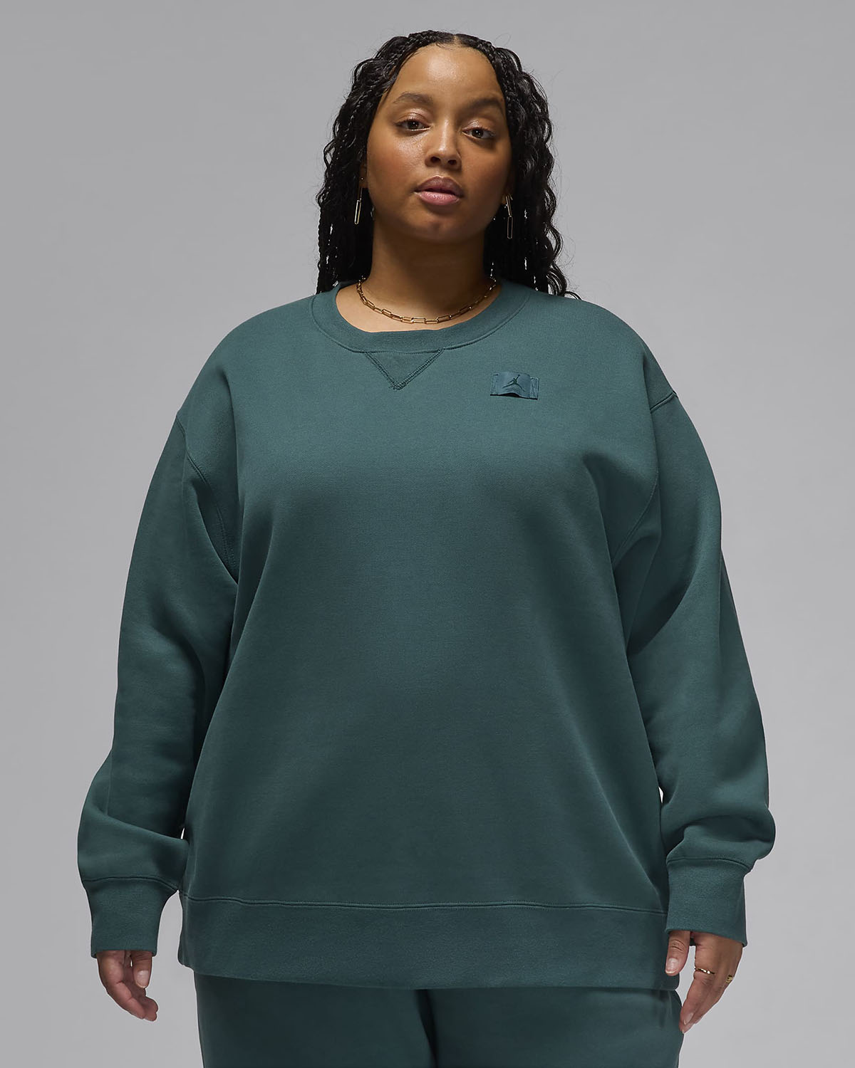 Jordan Flight Fleece Womens Plus Size Sweatshirt 1