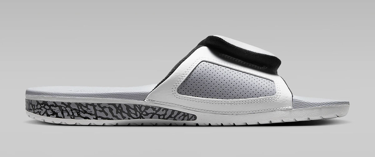 Jordan Hydro 3 Slides White Cement 3