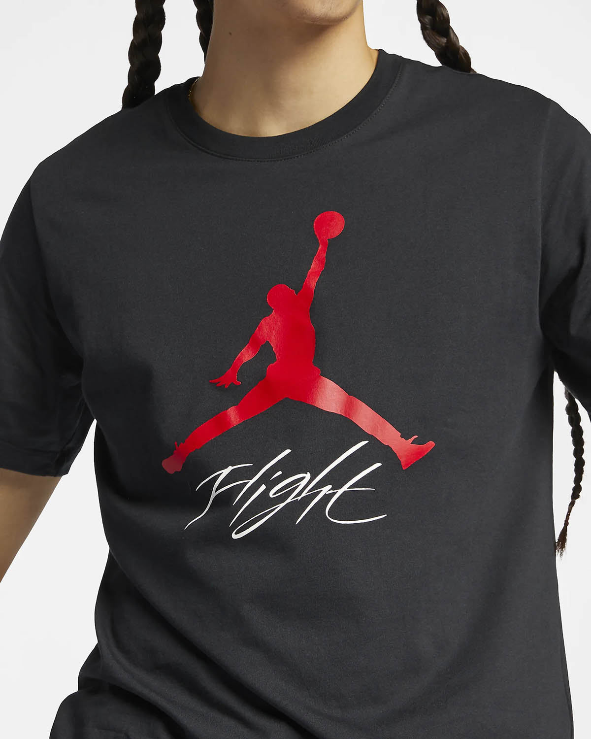 Jordan Jumpman Flight T Shirt Black Gym Red 2