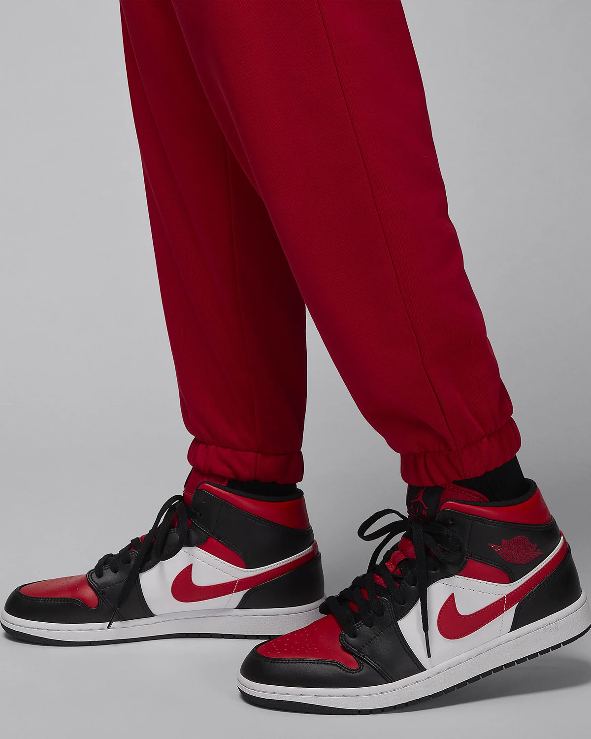 Jordan Sport Crossover Dri Fit Fleece Pants Gym Red 3