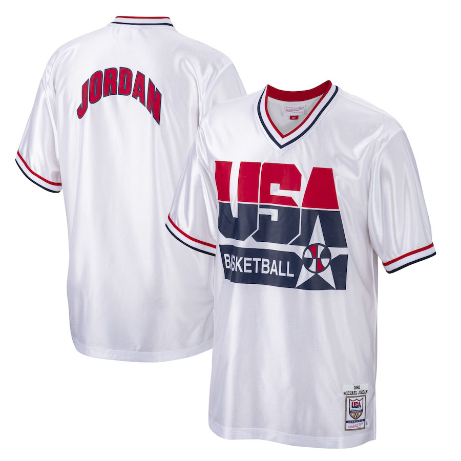 Michael Jordan USA 1992 Dream Team Shooting Shirt