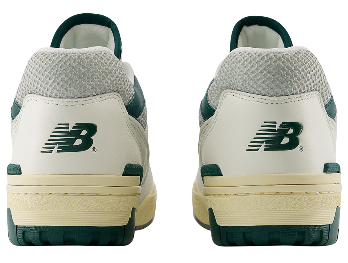 New Balance 500 Mens Shoes White Green 4