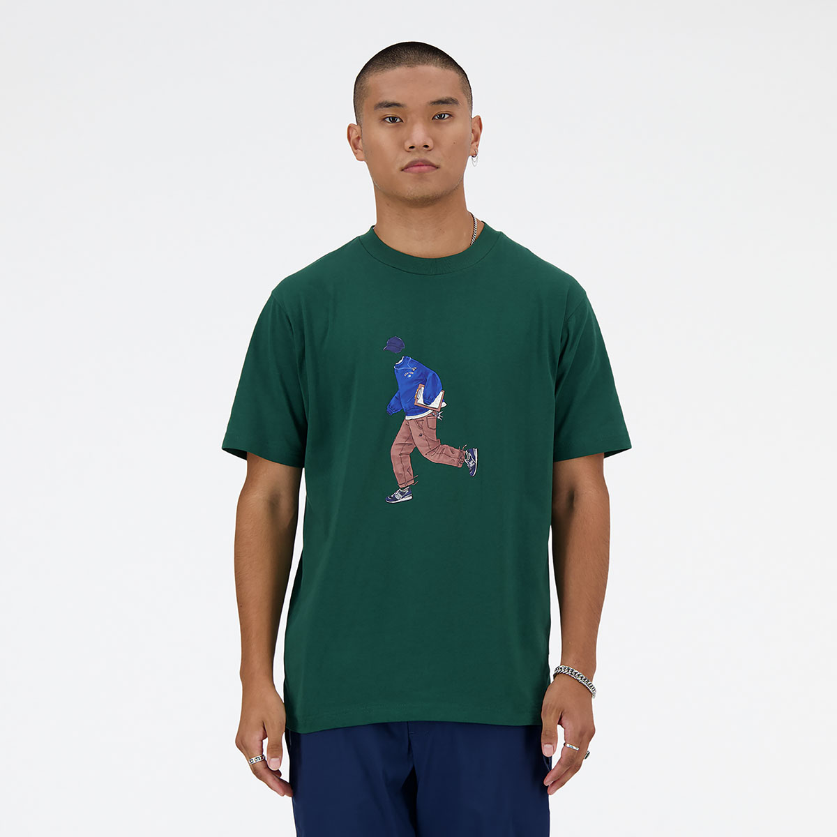 New Balance Sport Style T Shirt Green