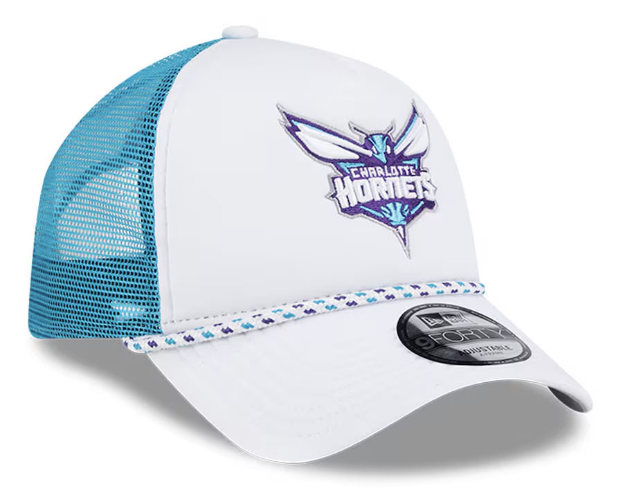 New Era Charlotte Hornets Trucker Snapback Hat 2