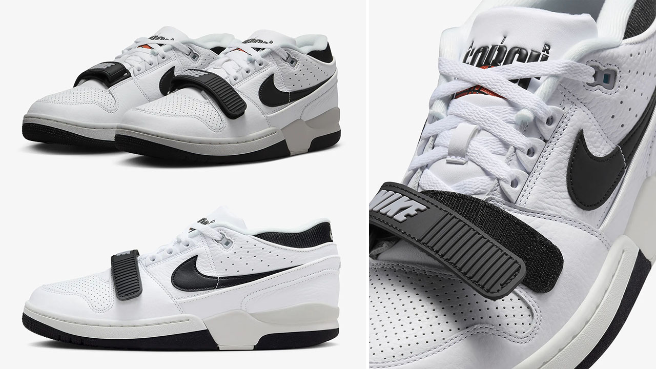 Nike Air Alpha Force 88 White Black Cement Grey Sneakers