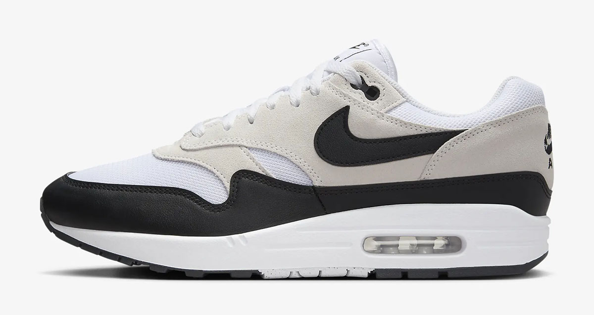 Nike Air Max 1 Essential White Black Shoes 2