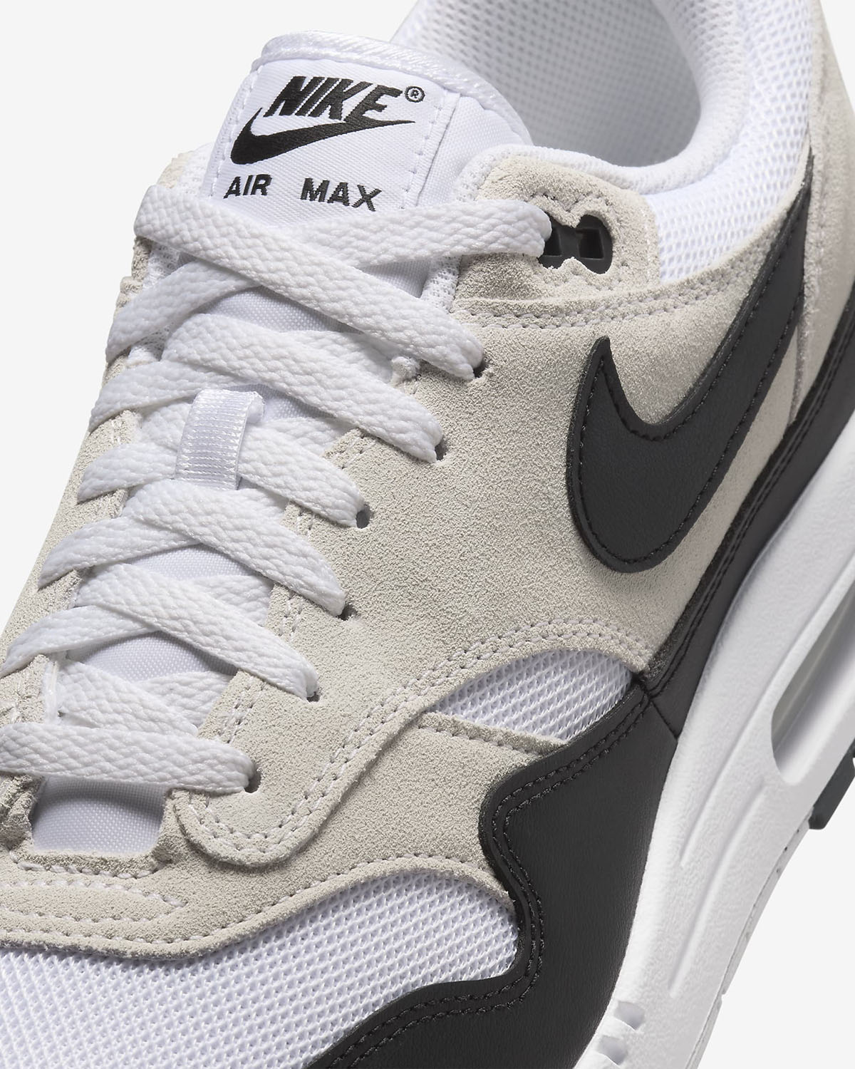 Nike Air Max 1 Essential White Black Shoes 7