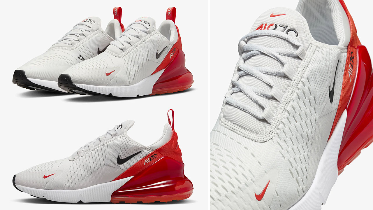 Nike Air Max 270 Photon Dust Picante Red Sneakers