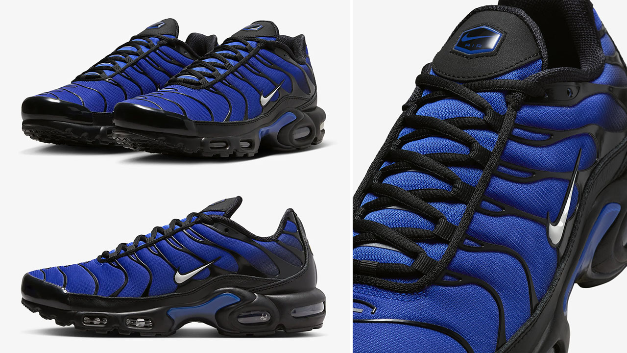 Nike Air Max Plus Black Racer Blue Sneakers