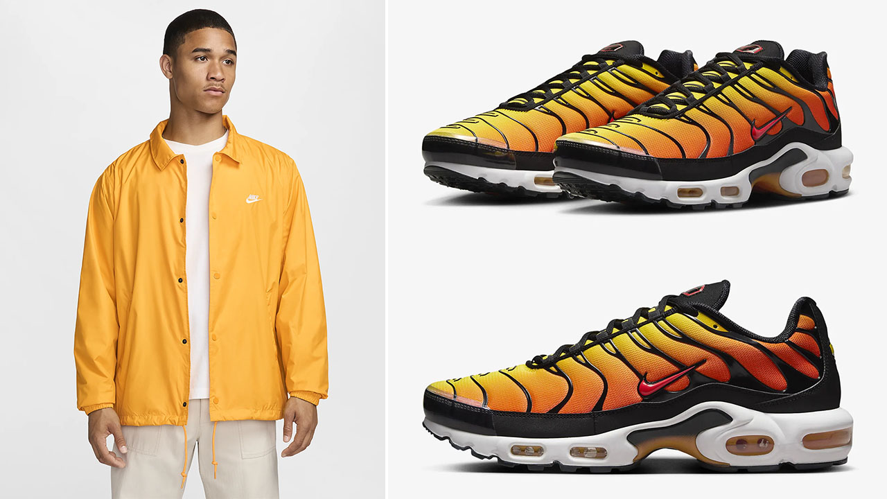 Nike Air Max Plus Sunset Jacket Outfit