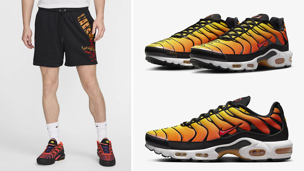 Nike Air Max Plus Sunset Shorts Match