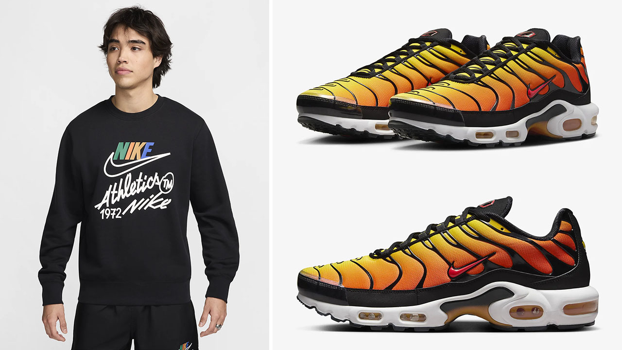 Nike Air Max Plus Sunset Sweatshirt Match