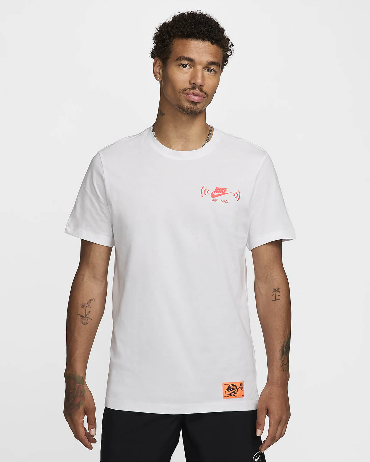 Nike Air Max T Shirt Summit White Bright Crimson 1